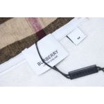 Burberry Plaid Panel Zip-Up Hooded Jacket Grey