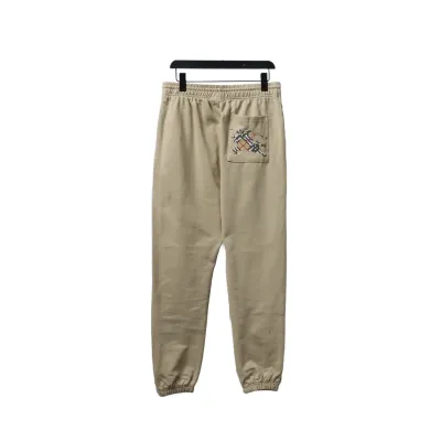 Burberry Warhorse Cross-Stitch Set Casual Pants Brown 02