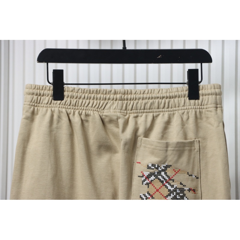 Burberry Warhorse Cross-Stitch Set Casual Pants Brown