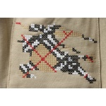 Burberry Warhorse Cross-Stitch Set Casual Pants Brown