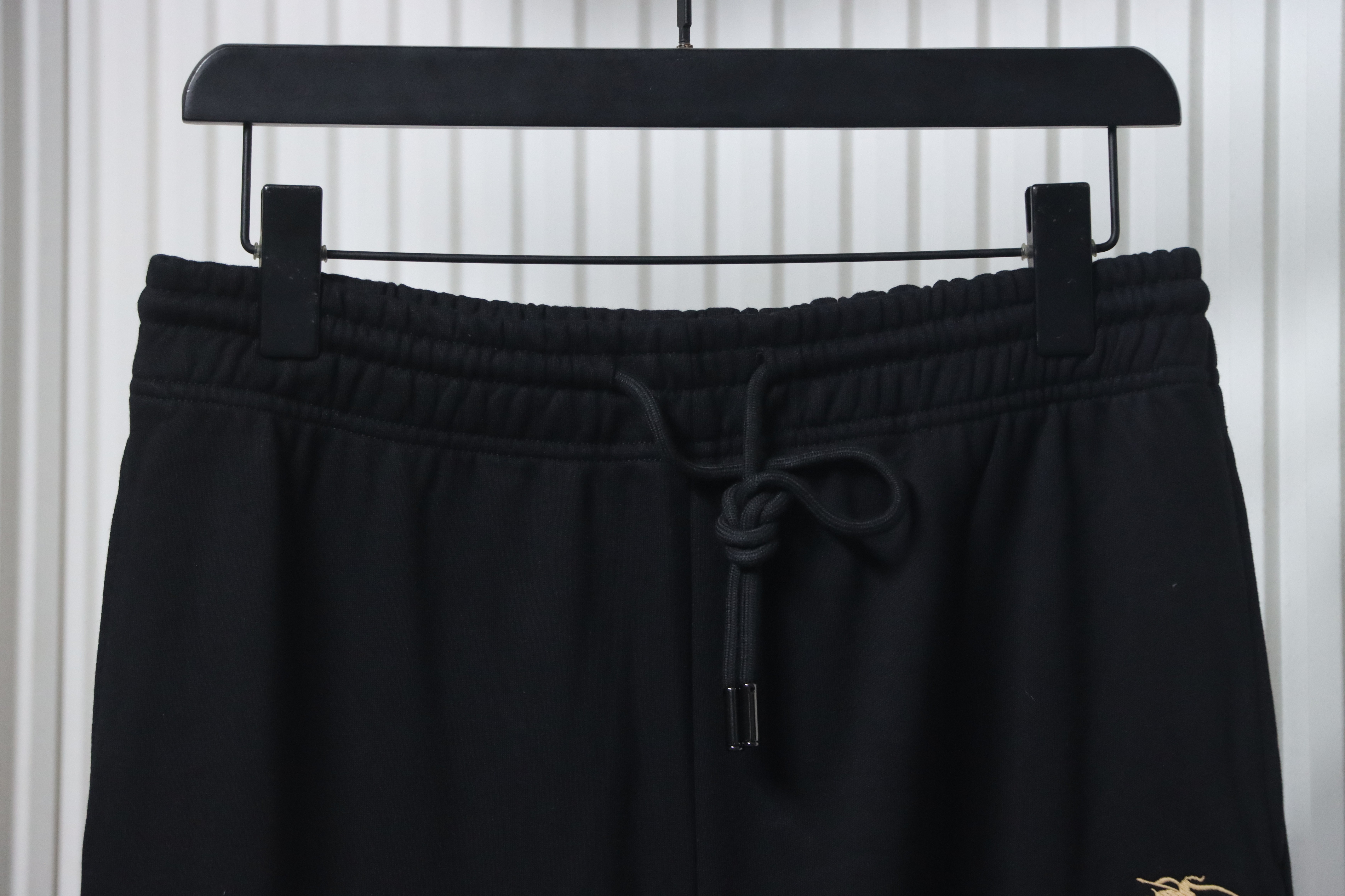 Burberry Warhorse Cross-Stitch Set Casual Pants Black