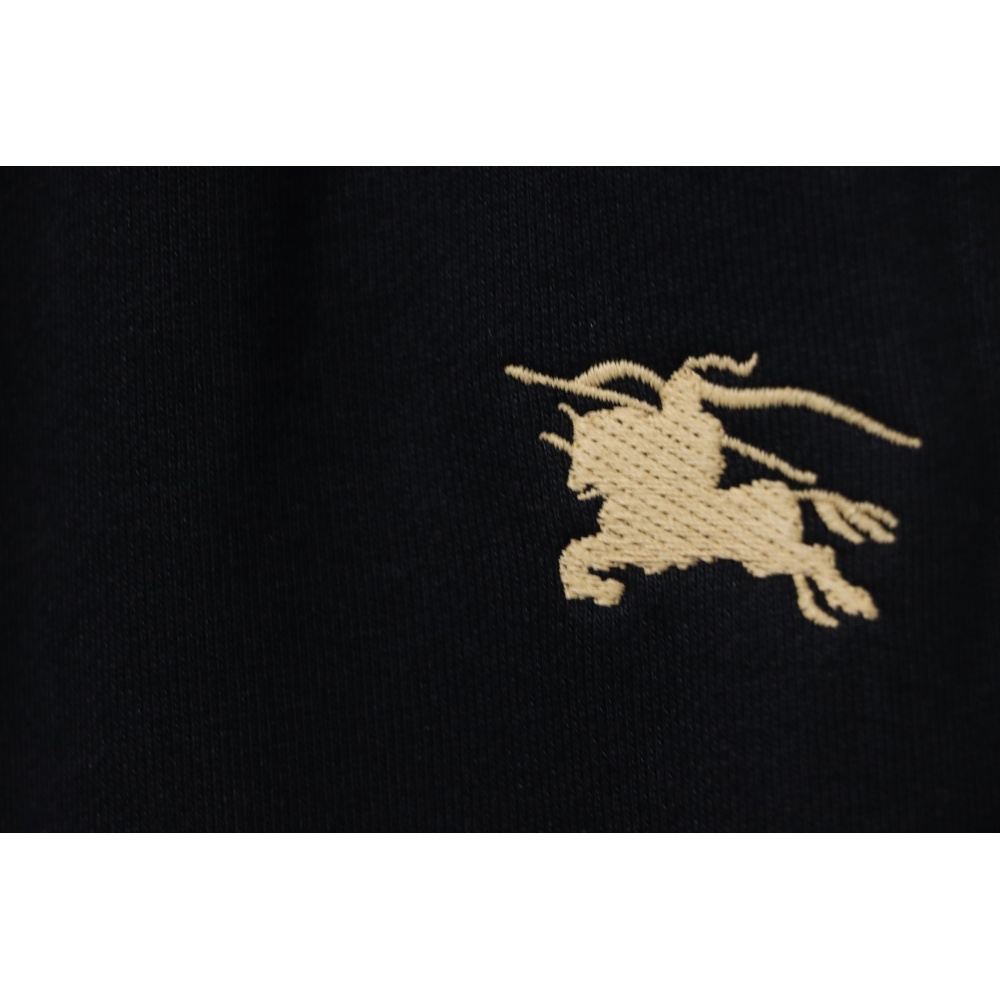 Burberry Warhorse Cross-Stitch Set Casual Pants Black