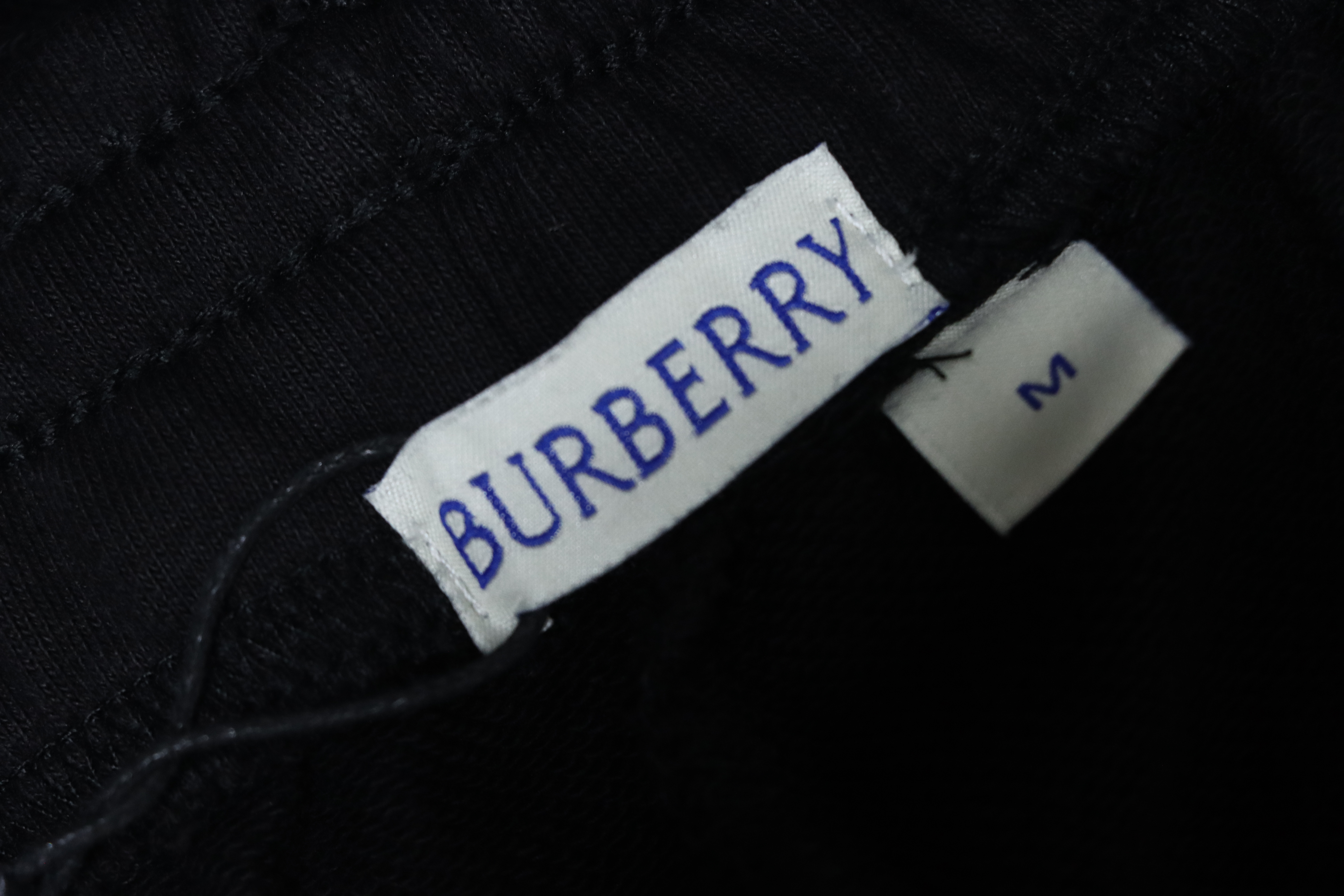 Burberry Warhorse Cross-Stitch Set Casual Pants Black