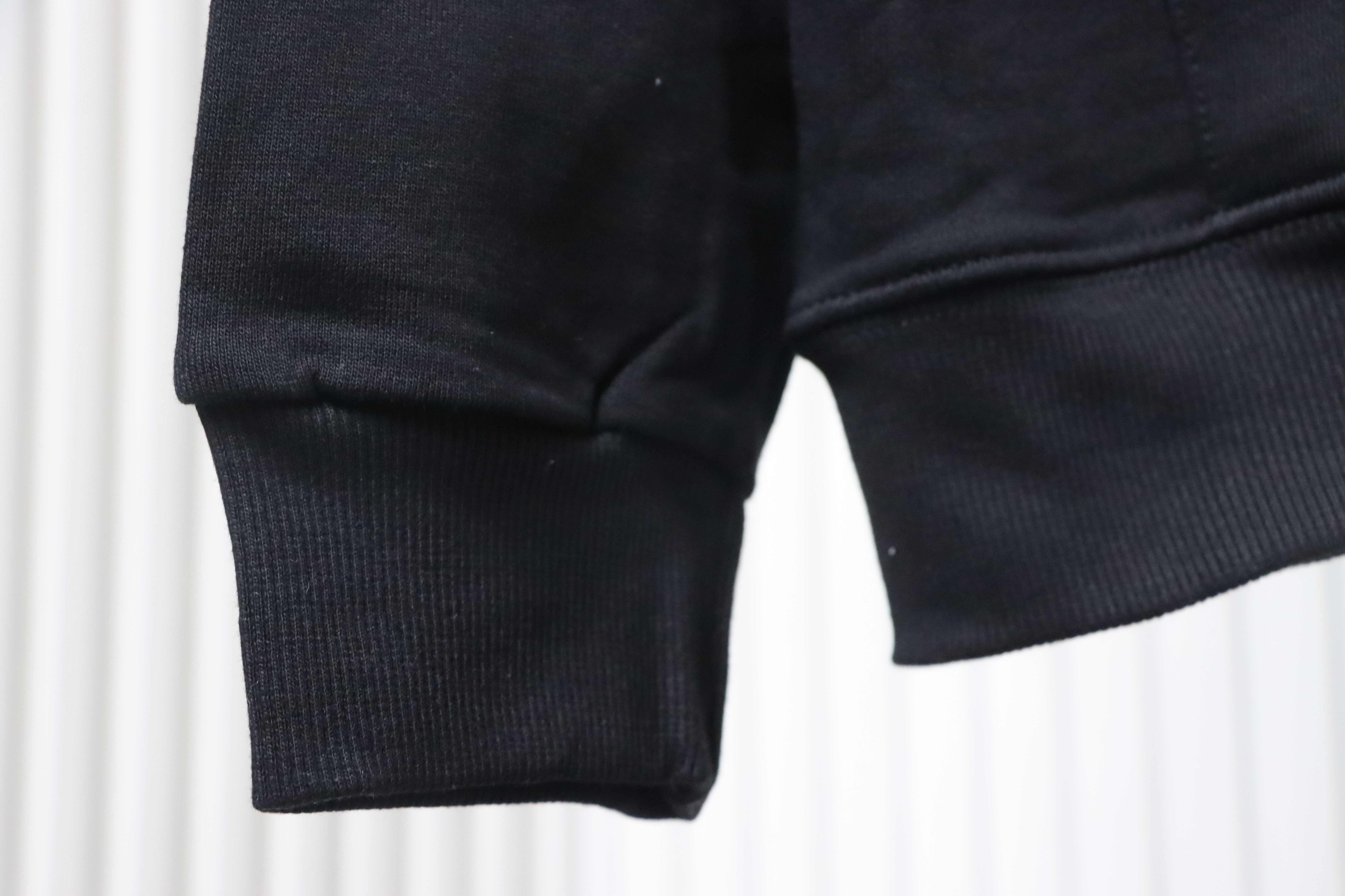 Burberry Warhorse Cross-Stitch Zippered Hooded Jacket Black