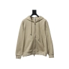Burberry Warhorse Cross-Stitch Zippered Hooded Jacket Brown