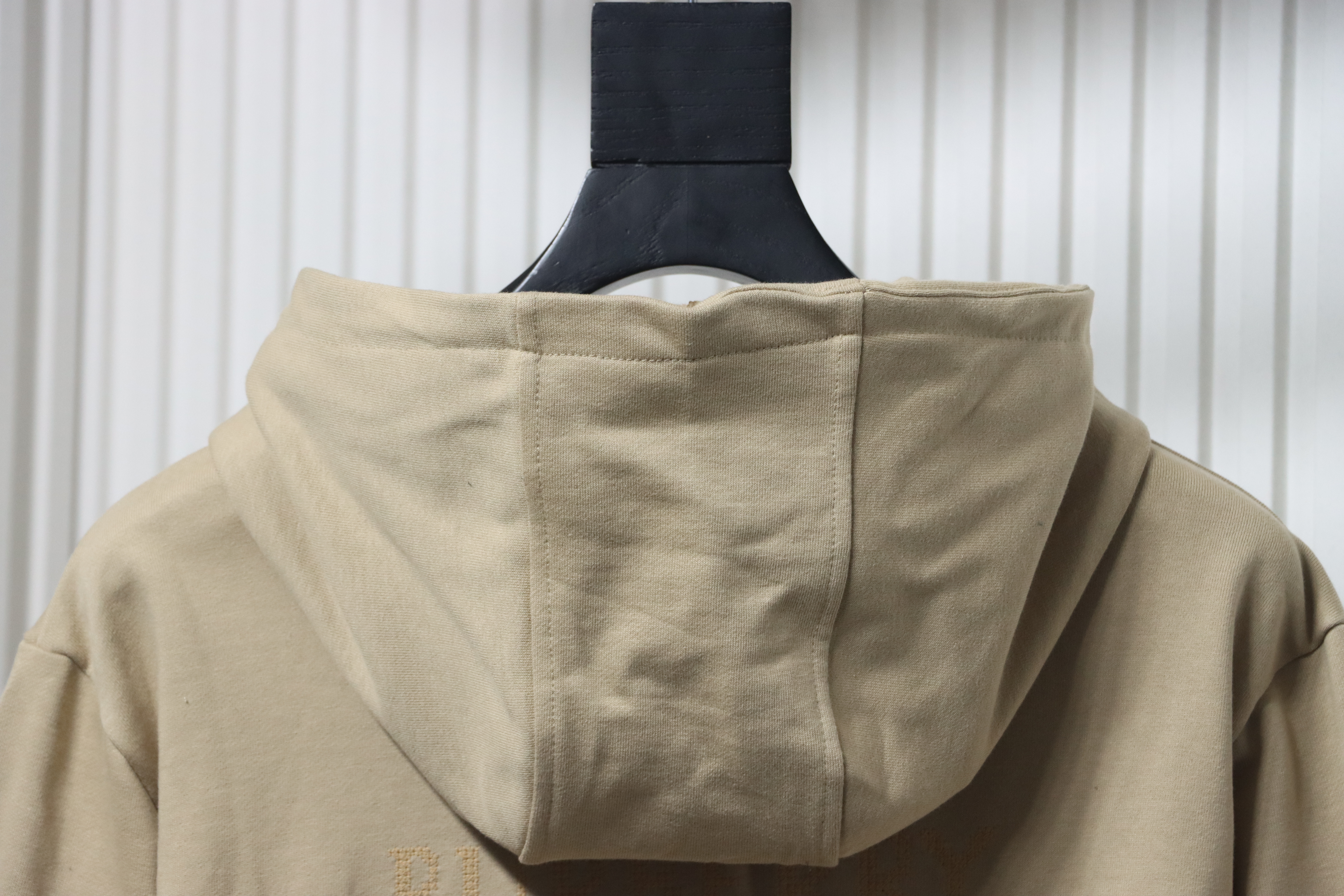 Burberry Warhorse Cross-Stitch Zippered Hooded Jacket Brown