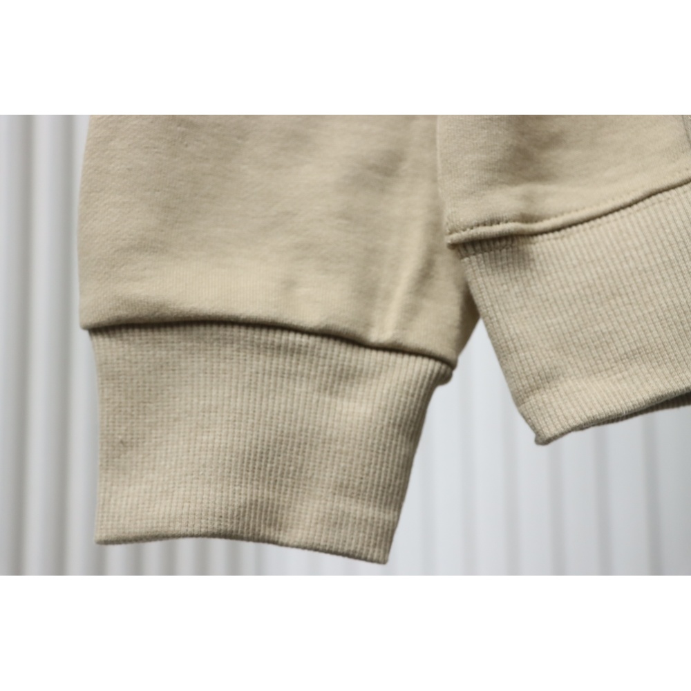 Burberry Warhorse Cross-Stitch Zippered Hooded Jacket Brown