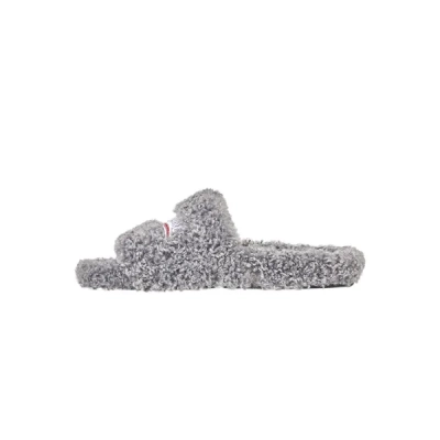 Balenciaga Furry Slide Grey （QC needs at least 5 days or more） 01