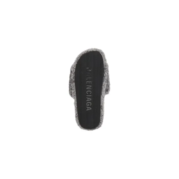 Balenciaga Furry Slide Grey （QC needs at least 5 days or more）