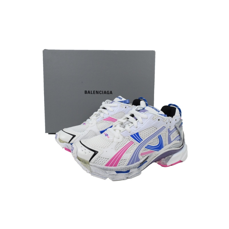 Balenciaga White Purple Powder
