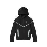 Nike Sportswear Tech Fleece Full Zip Hoodie & Joggers Reflective Details Set Black Bemis Silver