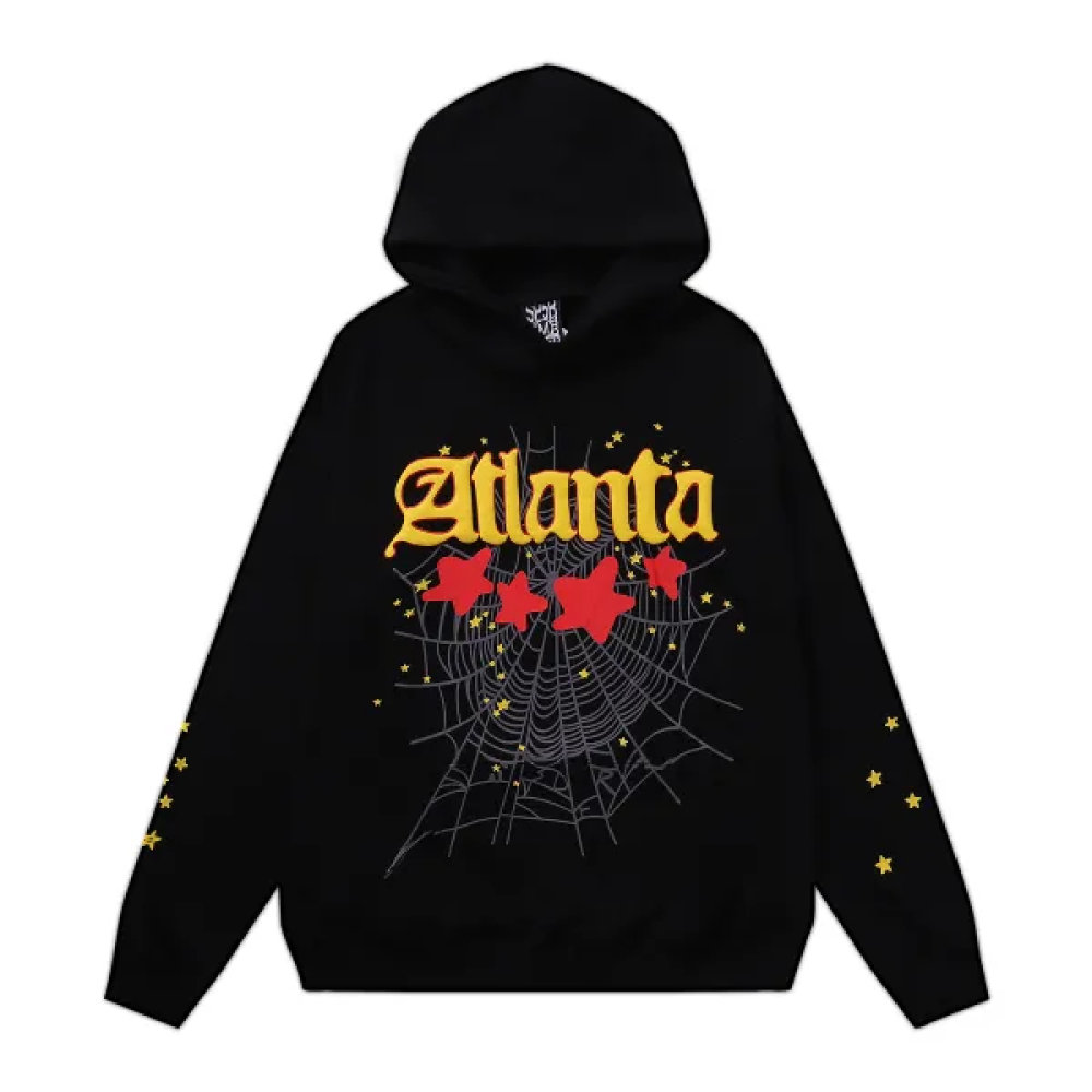 Sp5der Atlanta Hoodie & Sweatpant Set Black
