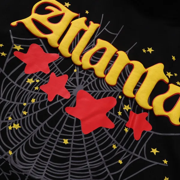 Sp5der Atlanta Hoodie & Sweatpant Set Black