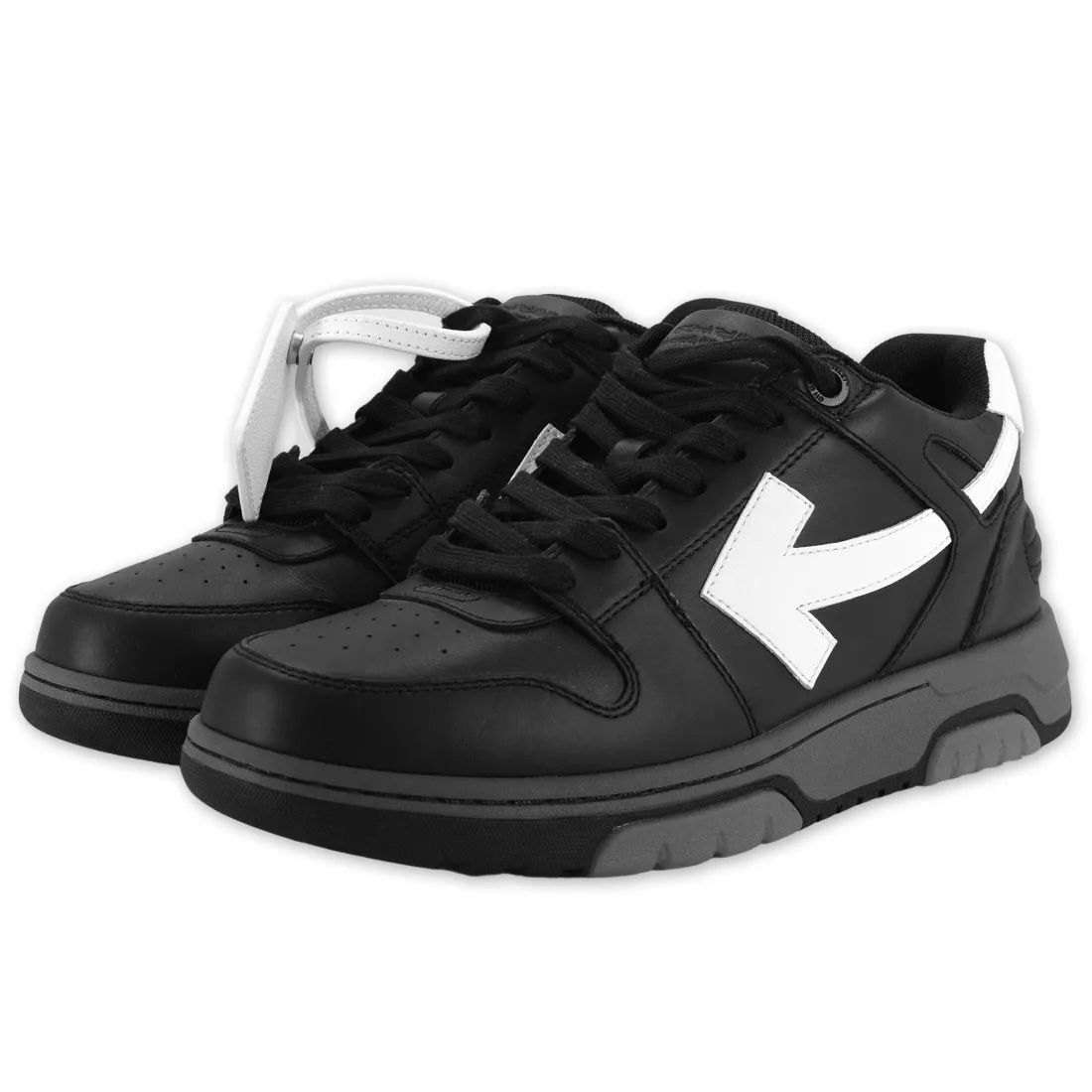 PK God Batch OFF-WHITE Out Of Office OOO Low Black White OMIA189C99LEA0191001