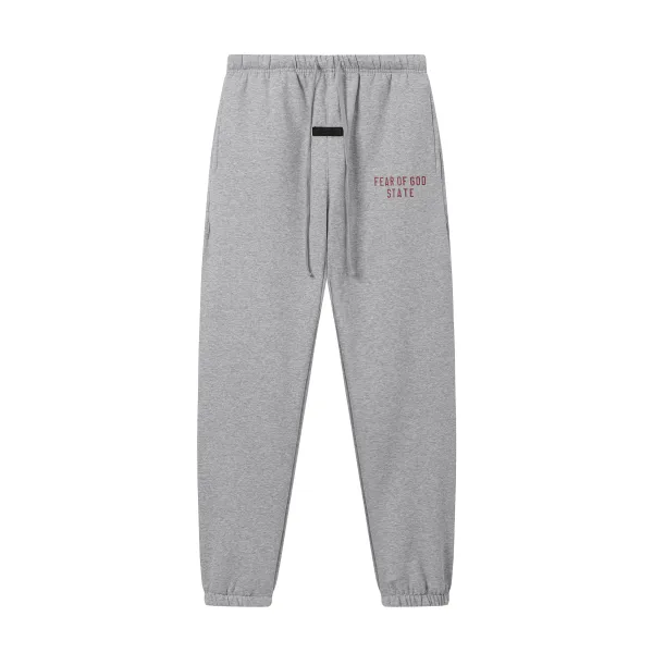 Fear of God Essentials Fleece Hoodie & Sweatpant Set FG318#948 Grey