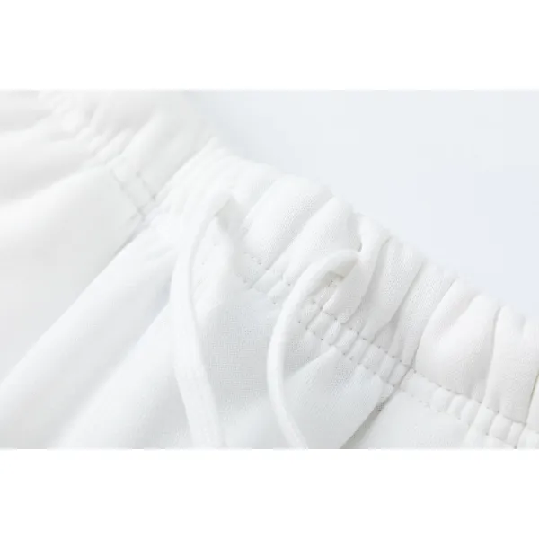 Fear of God Essentials Fleece Hoodie & Sweatpant Set FG318#948 White