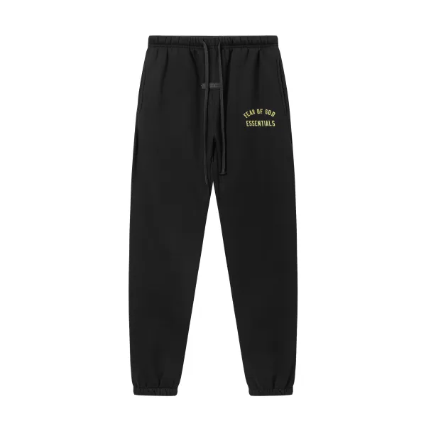 Fear of God Essentials Fleece II Hoodie & Sweatpant Set FG320#949 Black