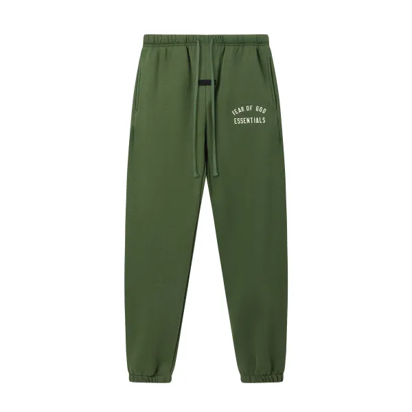 Fear of God Essentials Fleece II Hoodie & Sweatpant Set FG320#949 Green