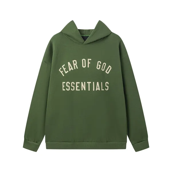 Fear of God Essentials Fleece II Hoodie & Sweatpant Set FG320#949 Green