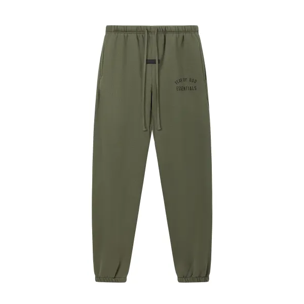 Fear of God Essentials Fleece II Hoodie & Sweatpant Set FG320#949 Olive Green
