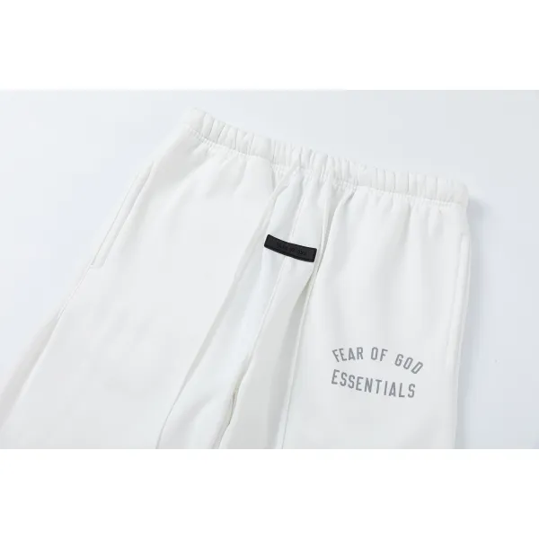 Fear of God Essentials Fleece II Hoodie & Sweatpant Set FG320#949 White
