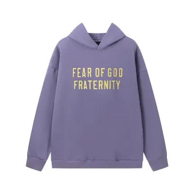 Fear of God Essentials Heavy Fleece Hoodie & Sweatpant Set FG319#947 Lavender 02