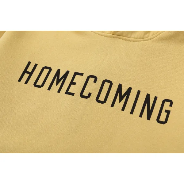 Fear of God Essentials Heavy Fleece Hoodie & Sweatpant Set FG321#946 Amber