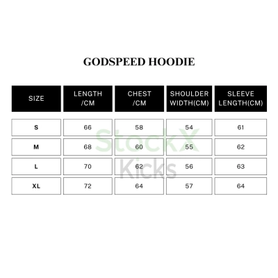 Godspeed OG Logo Black Sweatsuit G6031-8230 Red Letter Print 02