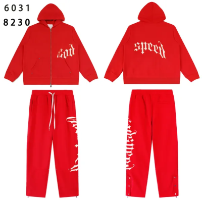Godspeed OG Logo Sweatsuit G6031-8230 Red 01