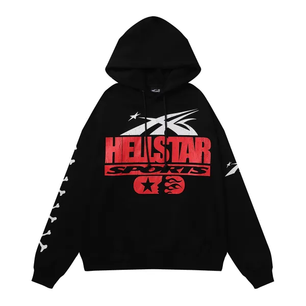 Hellstar If You Dont Like Us Beat Us Hoodie & Sweatpants Set #2222-2322 Black