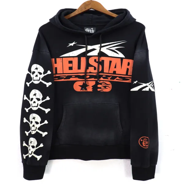 Hellstar If You Dont Like Us Beat Us Hoodie & Sweatpants Set #5653-8175 Black