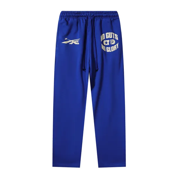 Hellstar No Guts No Glory Hoodie & Sweatpants Set #2223-2323 Blue