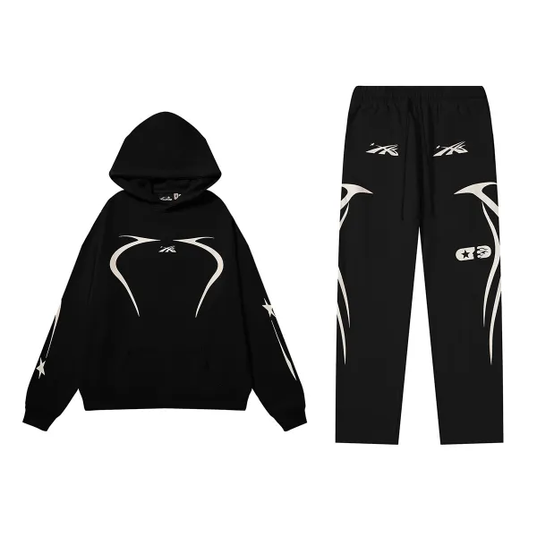 Hellstar Sport Hoodie & Sweatpants Set #2221-2321 Black