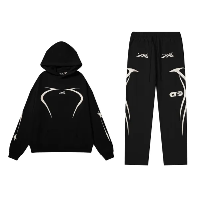 Hellstar Sport Hoodie & Sweatpants Set #2221-2321 Black 01