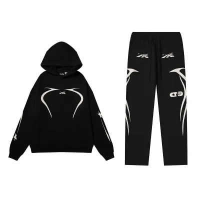 Hellstar Sport Hoodie & Sweatpants Set #2221-2321 Black 01
