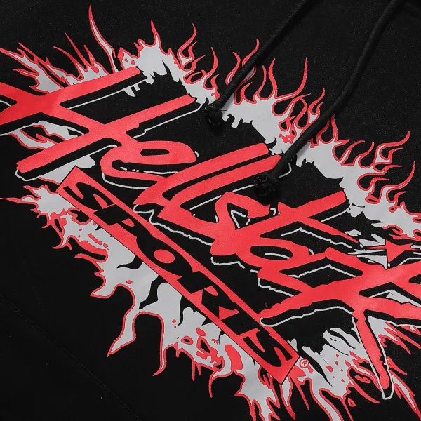 Hellstar Sports Future Flame Hoodie & Sweatpants Set #2220-2320 Black