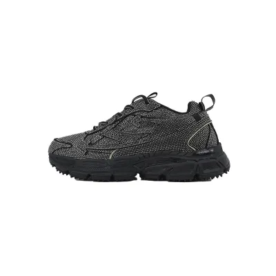 Off White Be Right Back Sneakers Black Glitter OMIA189S21 LEA004 1001 01