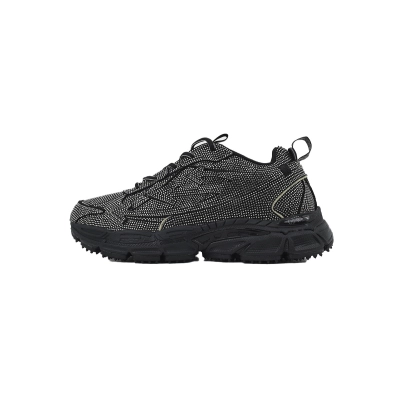 Off White Be Right Back Sneakers Black Glitter OMIA189S21 LEA004 1001 01