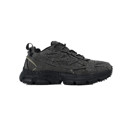 Off White Be Right Back Sneakers Black Glitter OMIA189S21 LEA004 1001 02