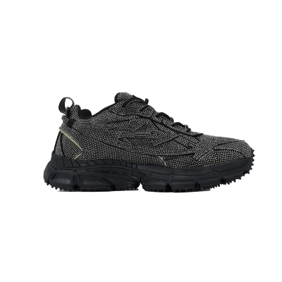 Off White Be Right Back Sneakers Black Glitter OMIA189S21 LEA004 1001 02