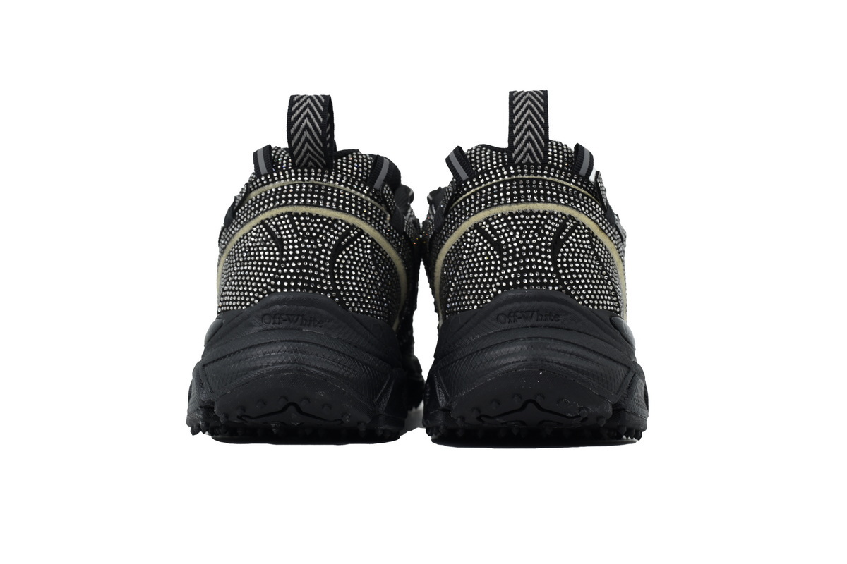 Off White Be Right Back Sneakers Black Glitter OMIA189S21 LEA004 1001