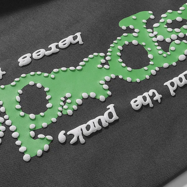 Sp5der Punk V2 Hoodie & Sweatpant Set Slate Grey