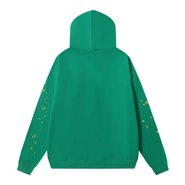 Sp5der Star OG Web V2 Hoodie & Sweatpant Set Dark Green