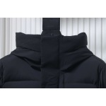  Moncler Black-Gray Madeira Hooded Short Down Jacket