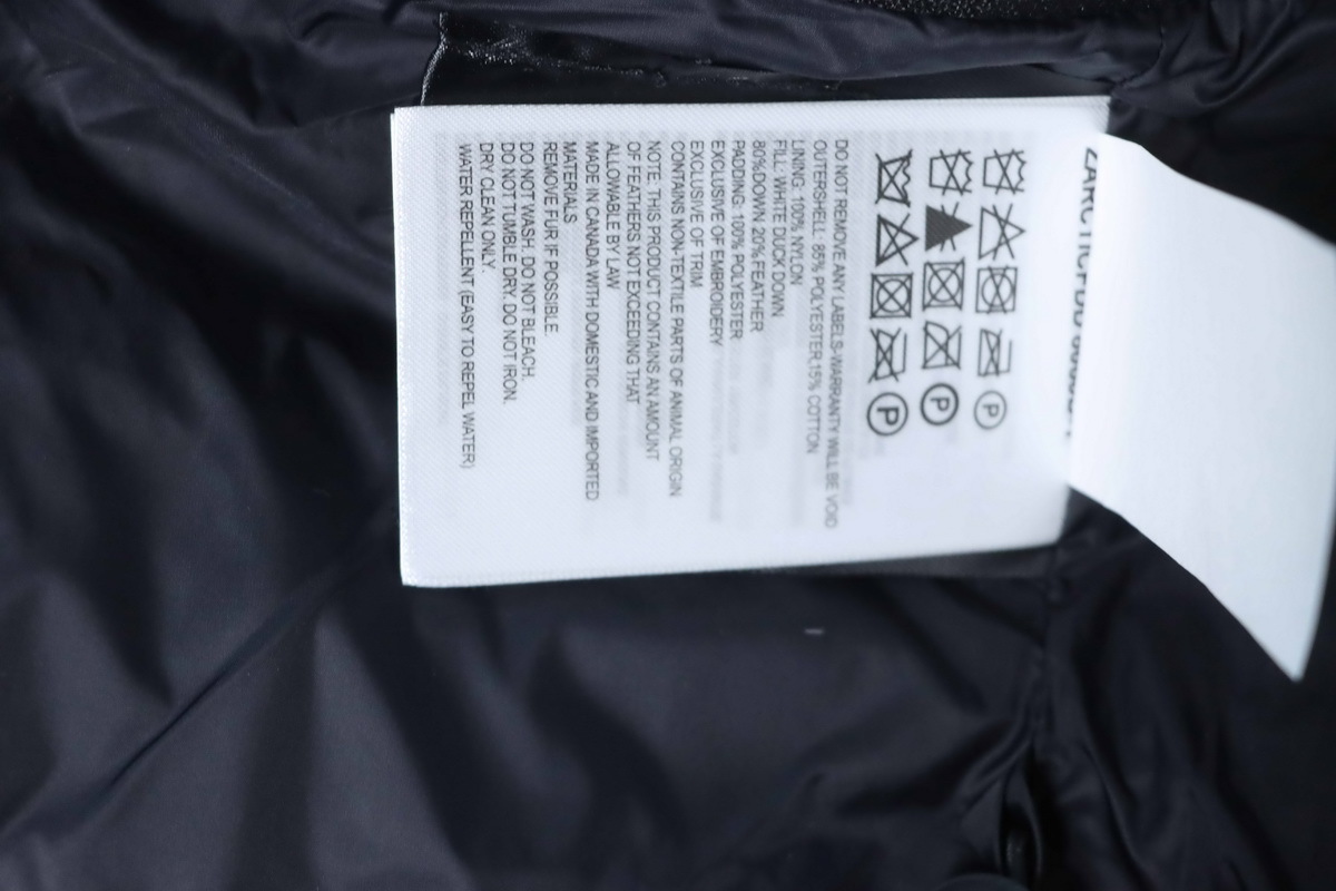 Canada Goose Black Label Down Jacket Black