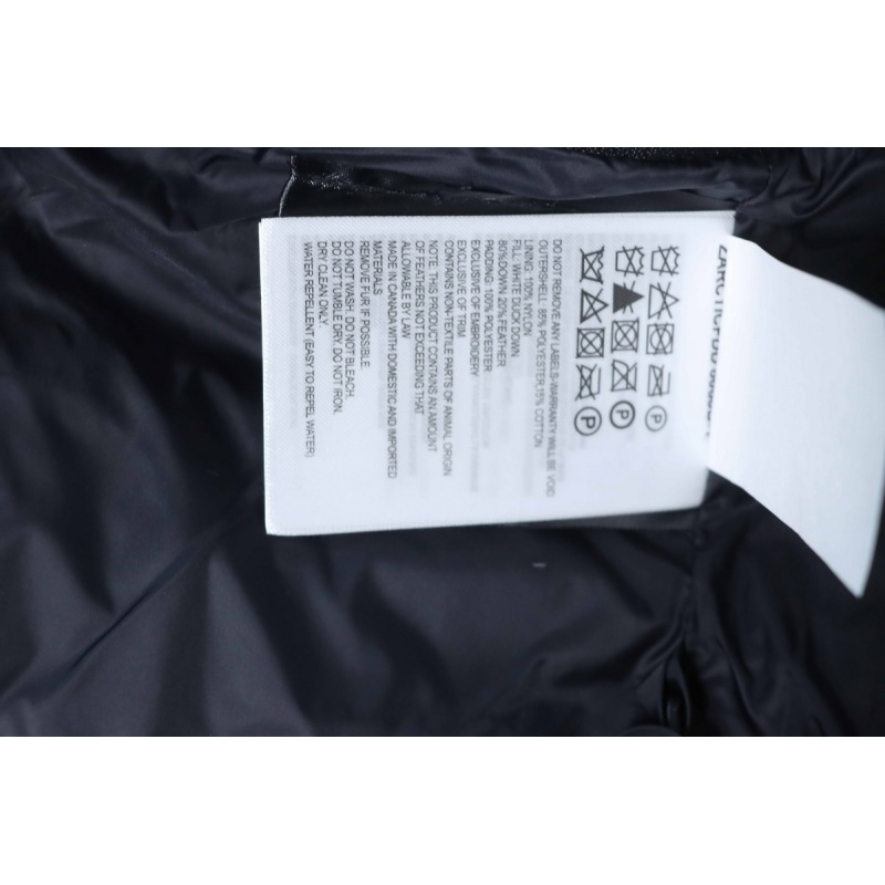 Canada Goose Black Label Down Jacket Black
