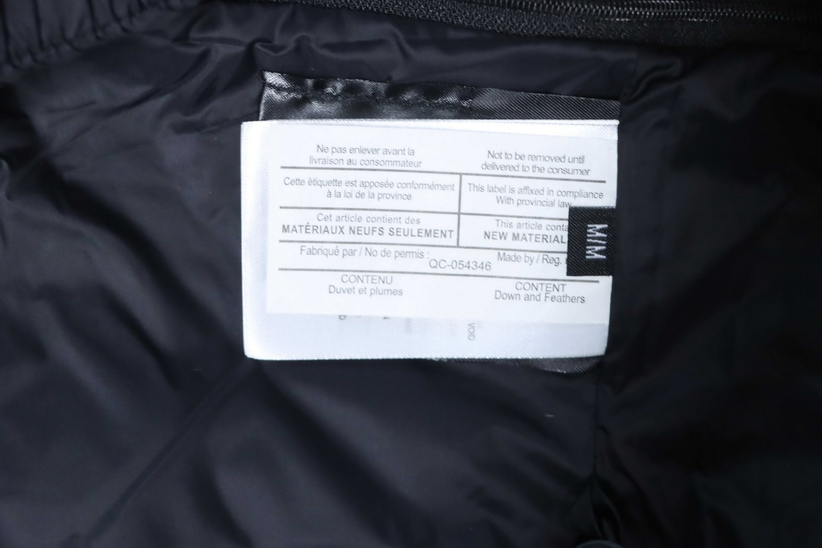 Canada Goose Black Label Down Jacket Black