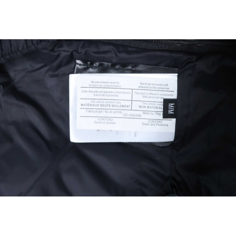 Canada Goose Black Label Down Jacket Black