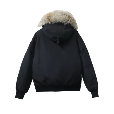 【TOP Version】Canada Goose Chilliwack Bomber Jacket Short Down Jacket PBI Black 02