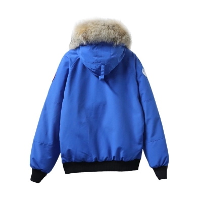 Canada Goose Chilliwack Bomber Jacket Short Down Jacket PBI Blue 02